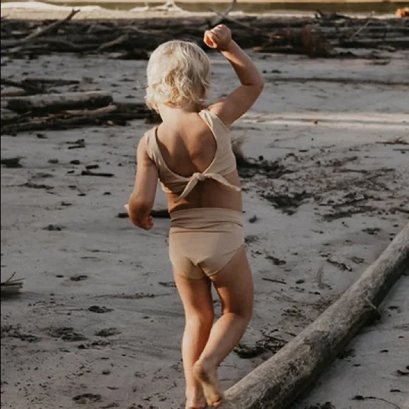 The Simple Folk Bikini Top Dune Neutral Tan Cream - Picture 4 of 16